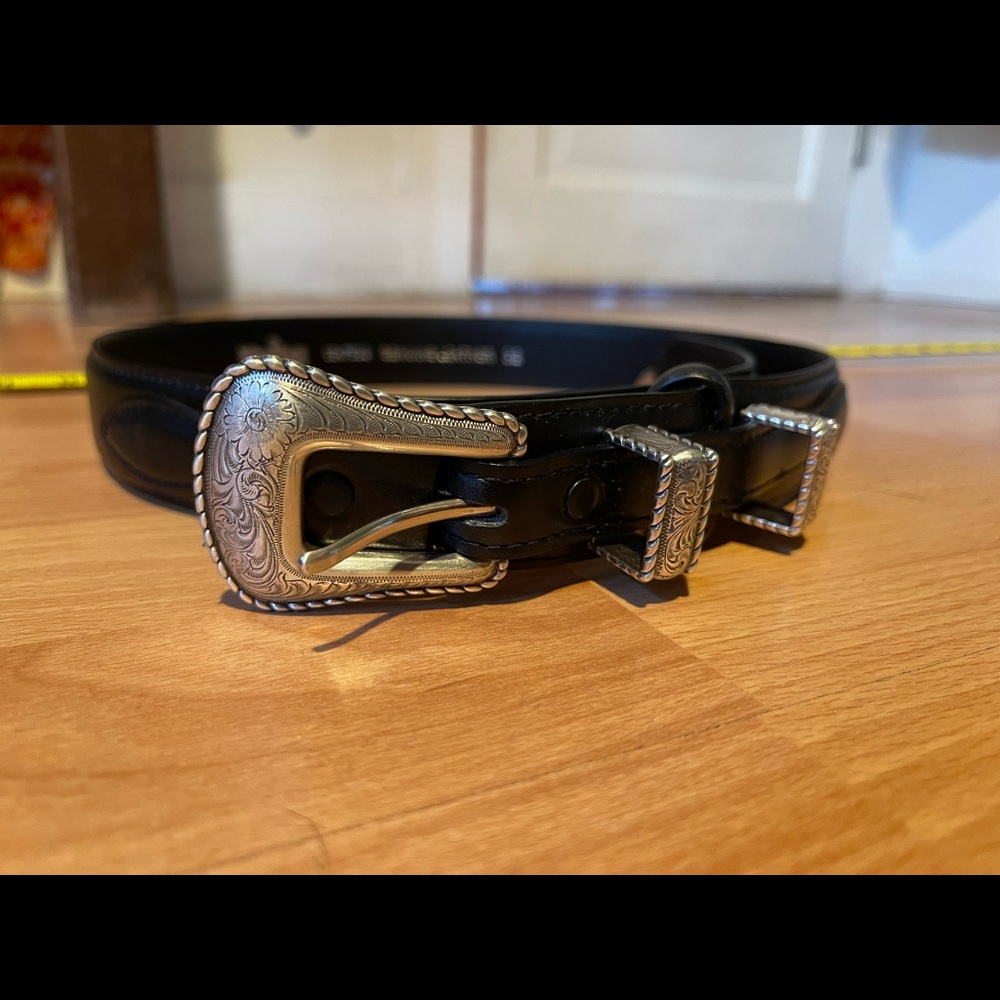 Genuine leather Western belt 32”